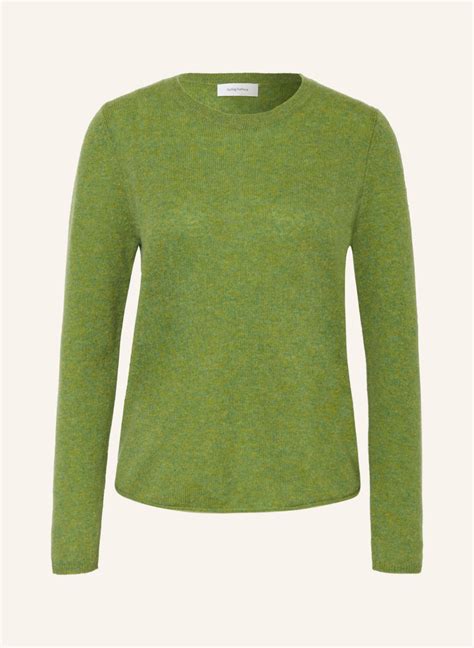 Darling Harbour Cashmere Pullover In Oliv