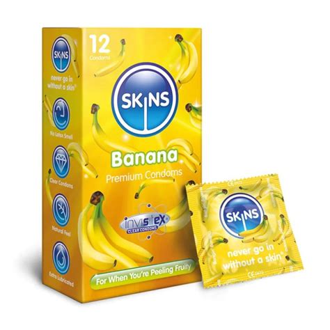 Skins Condoms Banana Flavour Condoms Asset Pharmacy