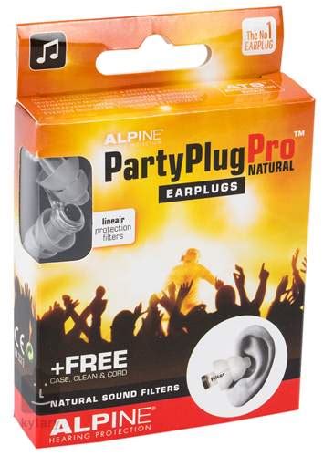 Alpine Partyplug Pro Natural Bouchons D Oreilles