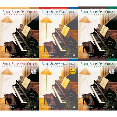 Alfred S Basic Adult Piano Course Adult All In One Level 1 3 Book