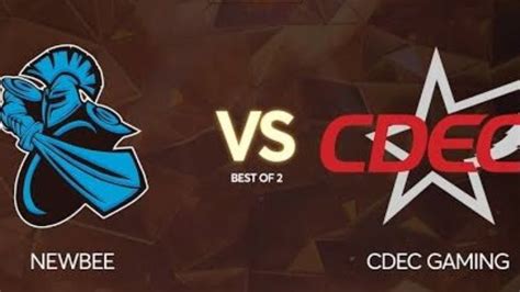 Dota Live Elite Challenge Newbee Vs Cdec Gaming Game Youtube