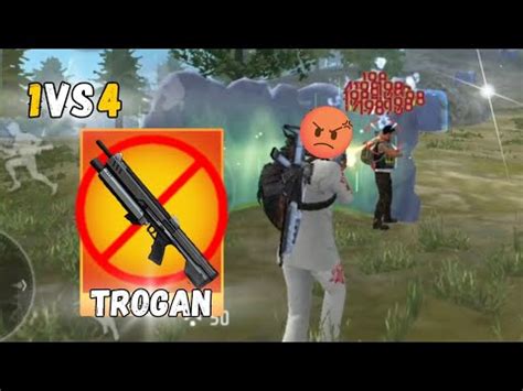 A TROGAN ESTRAGOU MINHA PARTIDA INSANA NA SOLO VS SQUAD FREE FIRE