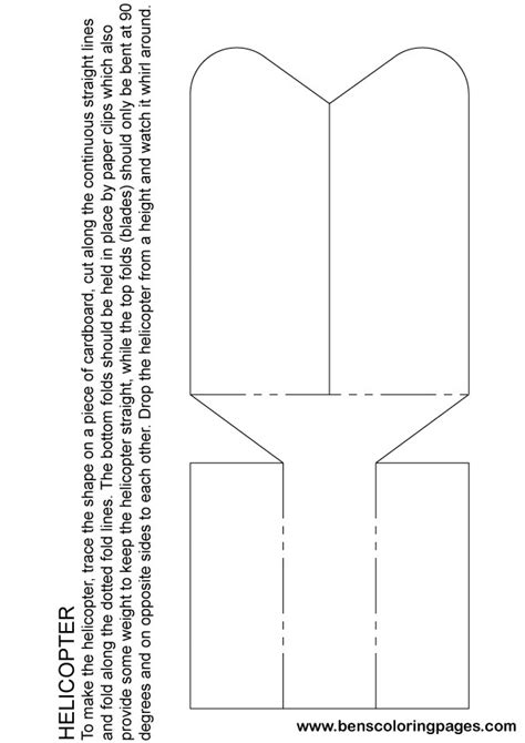 Papercraft Helicopter Template Printable Word Searches | Porn Sex Picture