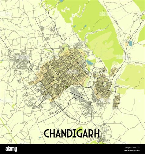 Chandigarh Map Hi Res Stock Photography And Images Alamy