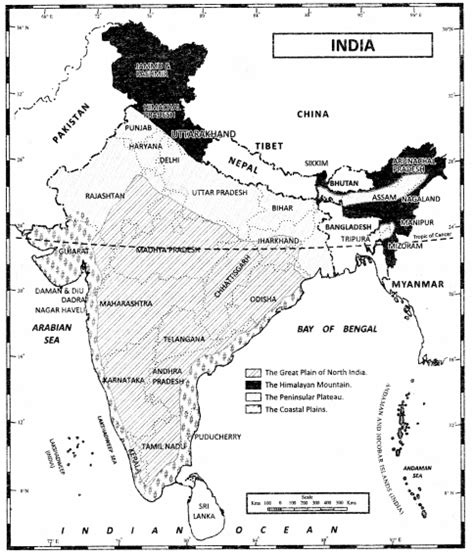 Class 11 Geography Ncert Solutions Chapter 1 India Location Learn Cbse