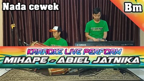 Mihape Abiel Jatnika Karaoke Nada Cewe Bm YouTube