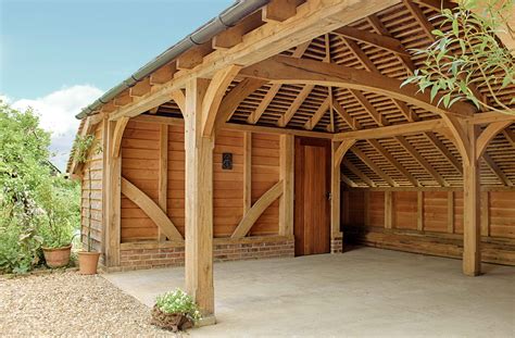 Oak Garages Traditional Oak Garages Gallery Single Storey Barns