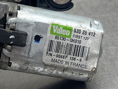 Moteur Essuie Glace Arri Re Toyota Aygo B H Ebay