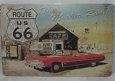 Plaque The Mother Road Route 66 Us Collector95 Collector95