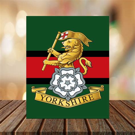 Yorkshire Regiment Cap Badge Metal Signideal For Bar Etsy