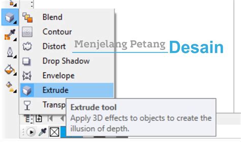 Extrude Tool Di Coreldraw Pengertian Fungsi Dan Penggunaan Hot Sex