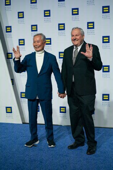 George Takei His Husband Brad Pose Editorial Stock Photo - Stock Image ...