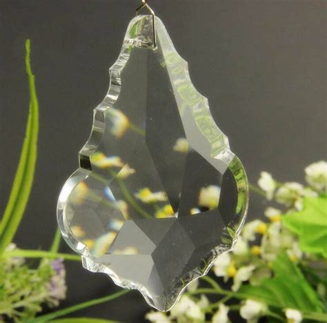 Crystal Chandelier Leaf Prisms Clear or Clear AB Iridescent - Etsy