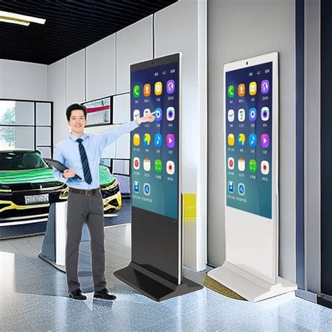 UHD 4K Floor Stand Totem 42 Inch Kiosk Price Vertical Advertising