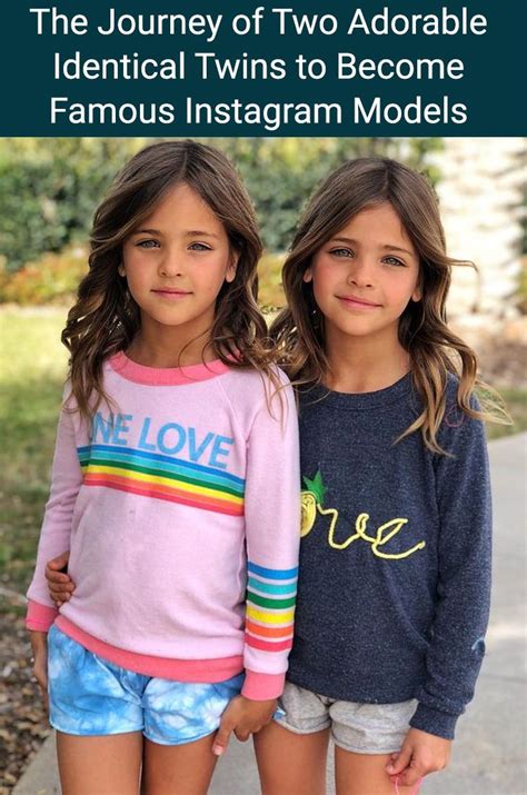 The Journey Of Two Adorable Identical Twins To Become Famous Instagram Models Famous Instagram