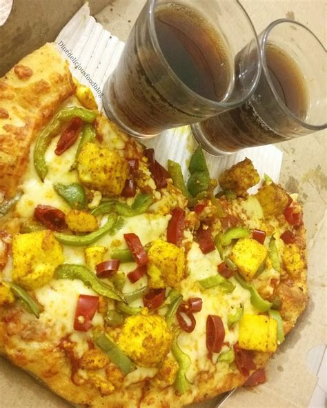 Dominos Cheese Burst Pizza Peppy Paneer