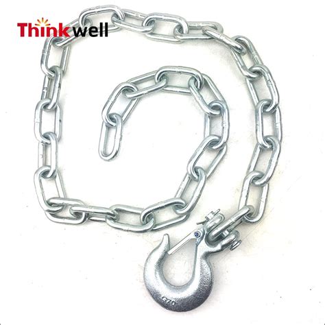 Tow Chain with Hooks Towing Pulling Secure Truck Cargo Chains - China Transport Chain and Tow Chain