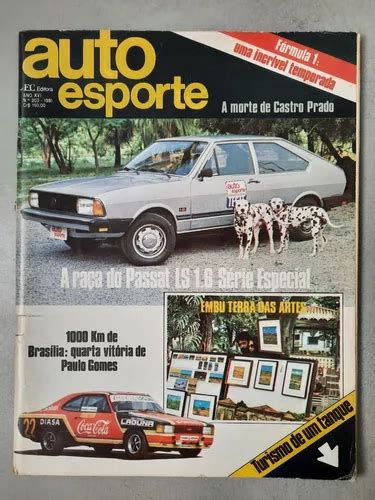 Revista Auto Esporte 203 Ano 1981 Cadillac Passat Ls R510