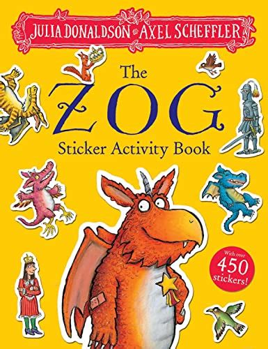 The Zog Sticker Activity Book Packed With Mazes Dot To Dots Word