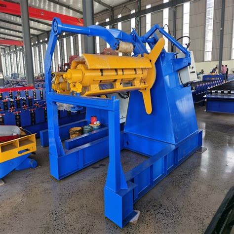 Ton Hydraulic Fecoiler With Car Automatic Steel Coil Hydraulic