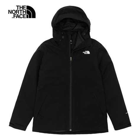 【the North Face 官方旗艦】北面女款黑色dryvent防水透氣保暖鋪棉內裡三合一外套｜5b1xjk3 外套 Yahoo奇