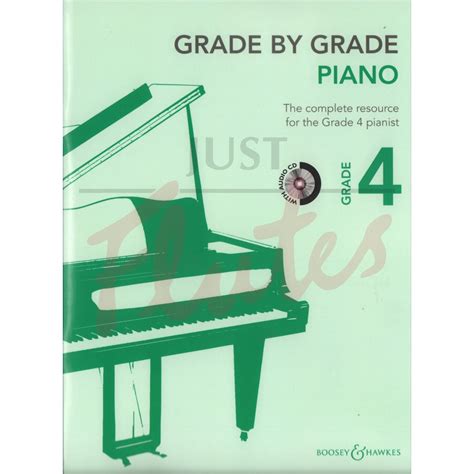 Grade By Grade Grade 4 For Piano Includes Cd Compilation Just Flutes