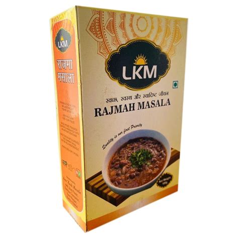 Lkm Rajma Masala Powder Packaging Size G Packaging Type Box At