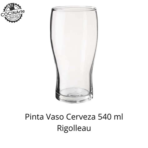 PINTA VASO CERVEZA 540 ML RIGOLLEAU COCINArte