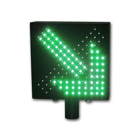 High Quality Waterproof Toll Station Red Cross Green Arrow Traffic Light Wide Way Optoelectronics