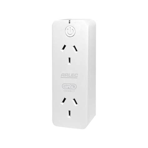 Arlec Grid Connect Smart Plug In Twin Socket With Energy Meter And