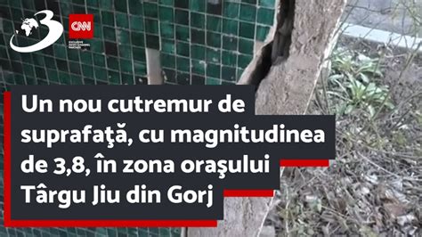 Un nou cutremur de suprafaţă cu magnitudinea de 3 8 în zona oraşului