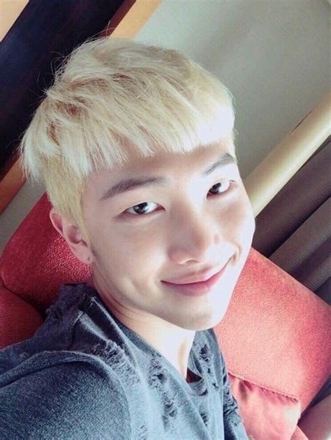 Day 4 NamJoon With Blonde Hair ARMY S Amino