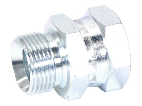 Hydraulic Adaptor 1 Bsp Male X 1 Bsp Swivel Female