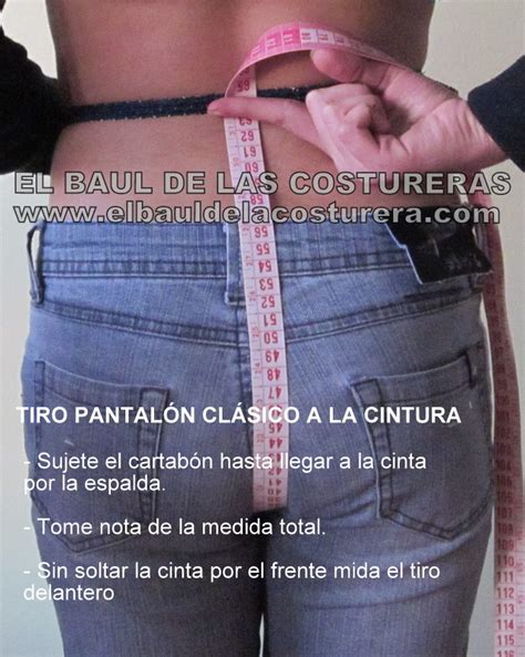 Cómo medir el tiro delantero y trasero de un pantalón clásico a la cintura