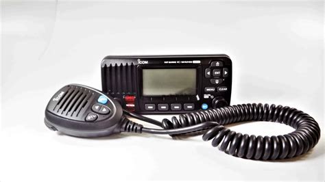 Icom Ic M424g Marine Vhf Radio Transceiver Unit W Hm 205b Mic Max