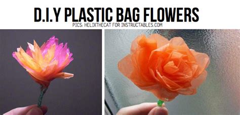 How To Make Flowers Out Of Recycled Plastic Bags Style Guru Fashion Glitz Glamour Style