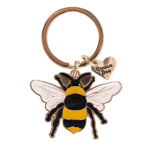 Bienen Schl Sselanh Nger Bienen Charm Tasche Honig Geschenk Etsy De