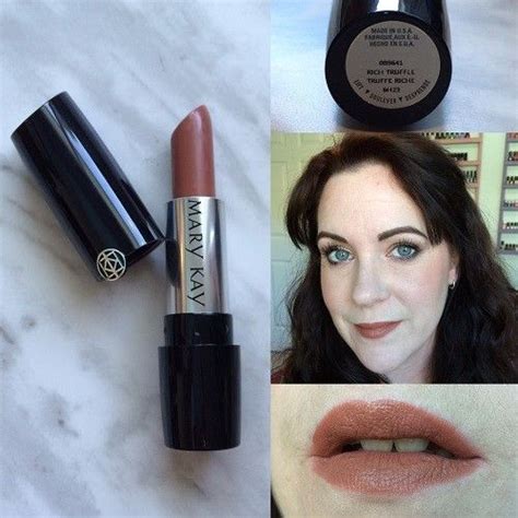 Mary Kay Gel Semi Matte Lipstick Swatch In Rich Truffle Mary Kay