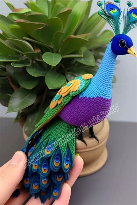 Amigurumi Bird Little Peacock Free Pattern 2 11 Crochet Bird Patterns Crochet Birds