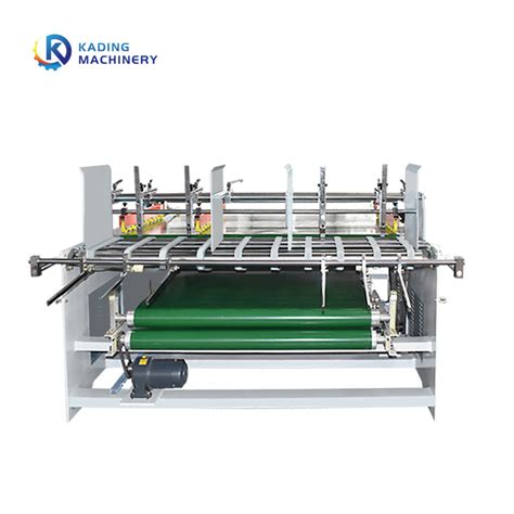 Press Model Semi Auto Corrugated Sheet Folding Gluing Carton Making