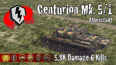 Centurion Mk 5 1 RAAC 5 8K Damage 6 Kills WoT Blitz Replays YouTube