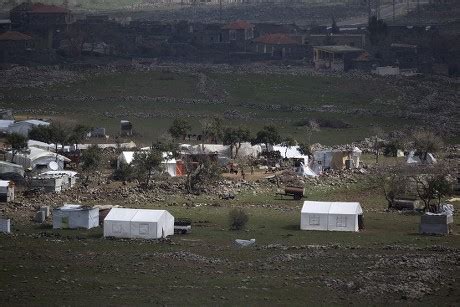 Syrians Next Tents Refugee Camp Next Editorial Stock Photo - Stock ...