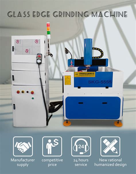 Automatical Mini Cnc Glass Sheet Edge Polishing Grinding Machine