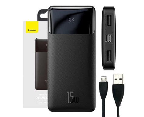 Baseus Bipow Powerbank 10000mAh 15W Black PPBD050001 IMassa