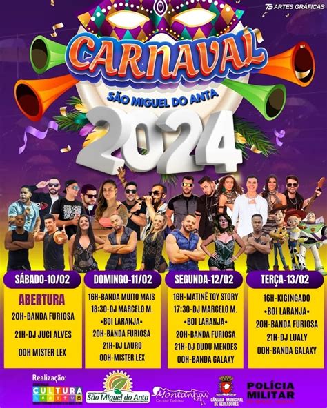 Portal Minas Gerais Eventos CARNAVAL SMA FOLIA 2024