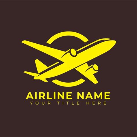 Premium Vector Airline Company Logo Design Vector Illustration