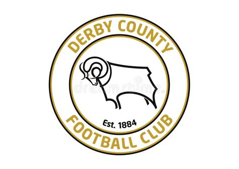 Derby County FC Logo editorial image. Illustration of world - 134199925