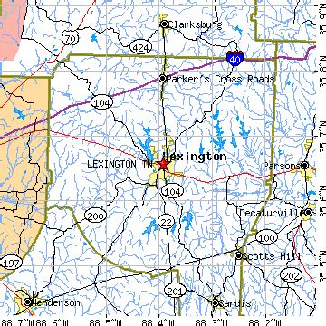 Lexington, Tennessee (TN) ~ population data, races, housing & economy