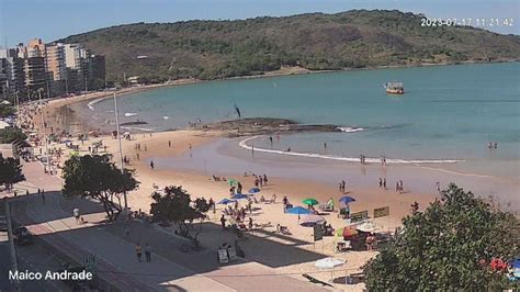 Vídeos Diários Guarapari ES Praia do Morro Segunda feira 17 07 23 às