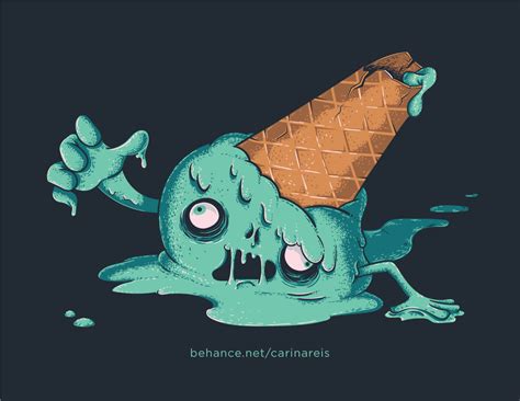 Zombie Ice Cream Behance